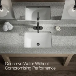 Single-handle bathroom sink faucet, 1.2 gpm