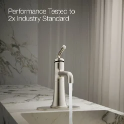 Single-handle bathroom sink faucet, 1.2 gpm
