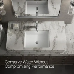 Single-handle bathroom sink faucet, 1.2 gpm