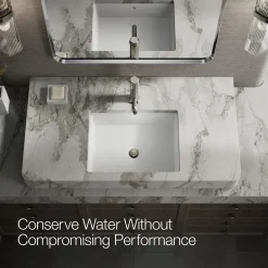Single-handle bathroom sink faucet, 1.2 gpm