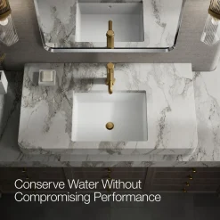 Single-handle bathroom sink faucet, 1.2 gpm
