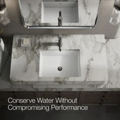 Single-handle bathroom sink faucet, 1.2 gpm