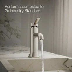 Single-handle bathroom sink faucet, 1.2 gpm