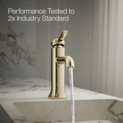 Single-handle bathroom sink faucet, 1.2 gpm