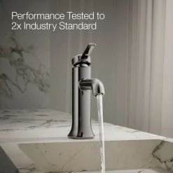 Single-handle bathroom sink faucet, 1.2 gpm