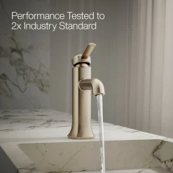 Single-handle bathroom sink faucet, 1.2 gpm