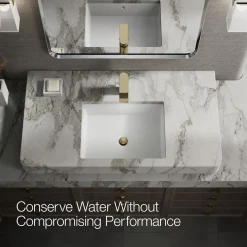 Single-handle bathroom sink faucet, 1.0 gpm