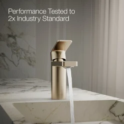 Single-handle bathroom sink faucet, 1.0 gpm
