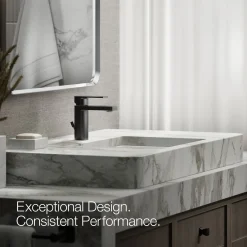 Single-handle bathroom sink faucet, 1.2 gpm