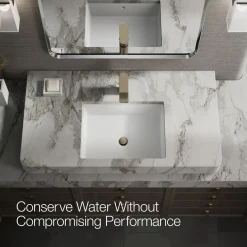 Single-handle bathroom sink faucet, 1.2 gpm