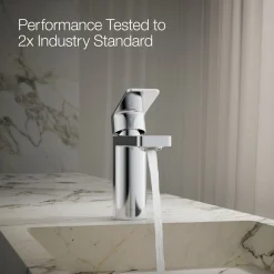 Single-handle bathroom sink faucet, 1.2 gpm