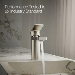 Single-handle bathroom sink faucet, 1.2 gpm