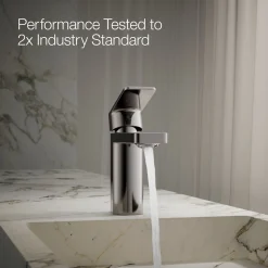 Single-handle bathroom sink faucet, 1.2 gpm