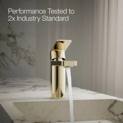 Single-handle bathroom sink faucet, 1.2 gpm