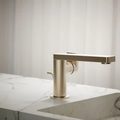 Single-handle bathroom sink faucet with Lever handle, 1.2 gpm