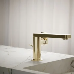 Single-handle bathroom sink faucet with Lever handle, 1.2 gpm