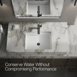 Single-handle bathroom sink faucet with Lever handle, 1.2 gpm