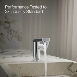 Single-handle bathroom sink faucet with Lever handle, 1.2 gpm