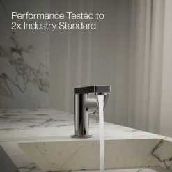 Single-handle bathroom sink faucet with Lever handle, 1.2 gpm