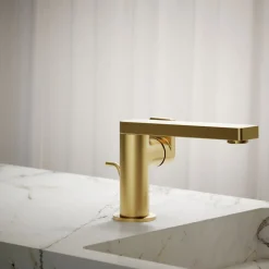 Single-handle bathroom sink faucet with Lever handle, 1.2 gpm