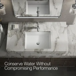 Single-handle bathroom sink faucet, 1.2 gpm