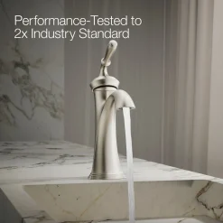 Single-handle bathroom sink faucet, 1.2 gpm