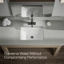 Single-handle bathroom sink faucet, 1.2 gpm