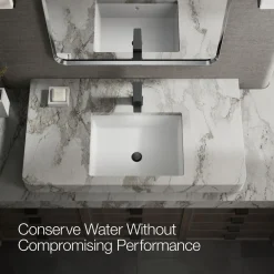 Single-handle bathroom sink faucet, 1.2 gpm