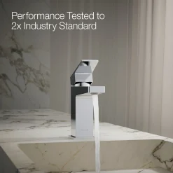 Single-handle bathroom sink faucet, 1.2 gpm
