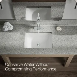 Single-handle bathroom sink faucet, 1.2 gpm
