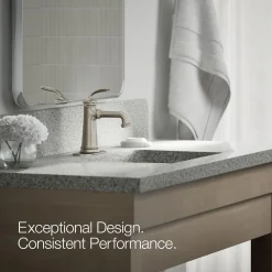 Single-handle bathroom sink faucet, 1.2 gpm