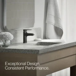 Single-handle bathroom sink faucet, 1.2 gpm