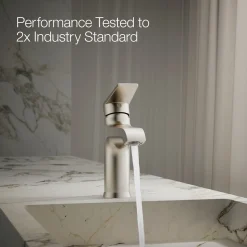 Single-handle bathroom sink faucet, 1.2 gpm