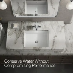 Single-handle bathroom sink faucet, 1.2 gpm