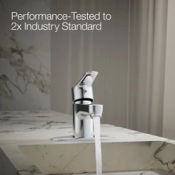 Single-handle bathroom sink faucet, 1.2 gpm