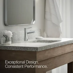 Single-handle bathroom sink faucet, 1.2 gpm