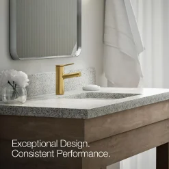 Single-handle bathroom sink faucet, 1.2 gpm