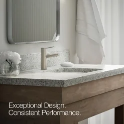 Single-handle bathroom sink faucet, 1.2 gpm