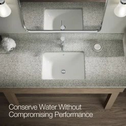 Single-handle bathroom sink faucet, 1.2 gpm
