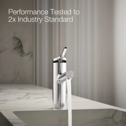 Single-handle bathroom sink faucet, 1.2 gpm