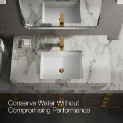 Single-handle bathroom sink faucet, 1.2 gpm