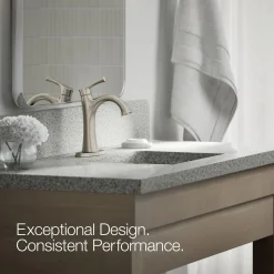 Single-handle bathroom sink faucet, 1.2 gpm