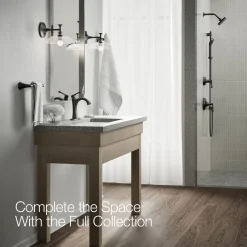 Single-handle bathroom sink faucet, 1.2 gpm