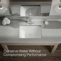Single-handle bathroom sink faucet, 1.2 gpm