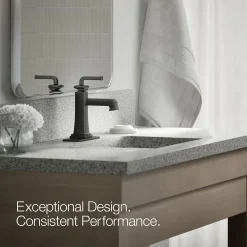 Single-handle bathroom sink faucet, 1.2 gpm
