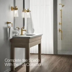 Single-handle bathroom sink faucet, 1.2 gpm