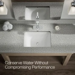 Single-handle bathroom sink faucet, 1.2 gpm