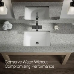 Single-handle bathroom sink faucet, 1.2 gpm