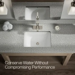 Single-handle bathroom sink faucet, 1.2 gpm