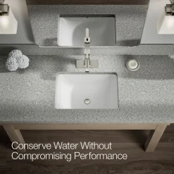 Single-handle bathroom sink faucet, 1.2 gpm